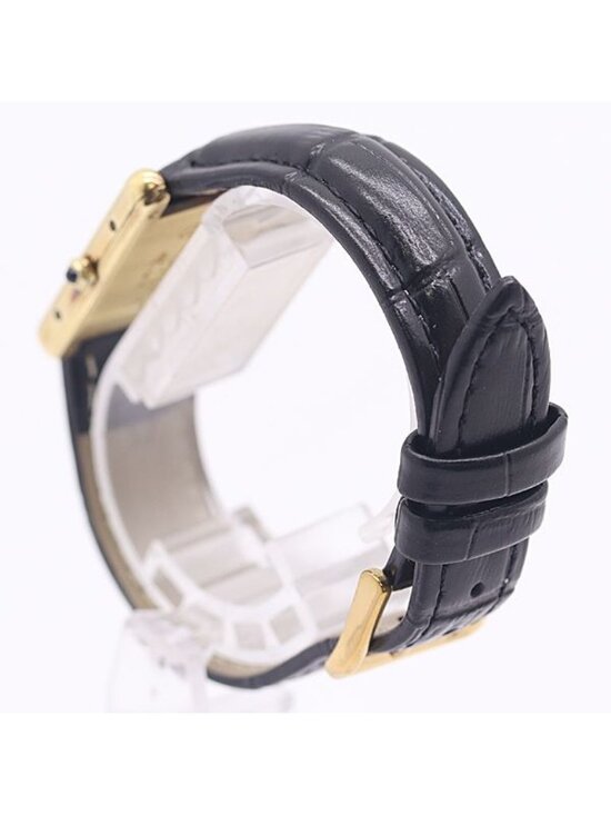 Cartier and Must Tank Quartz Gray Dial Watch main image 3